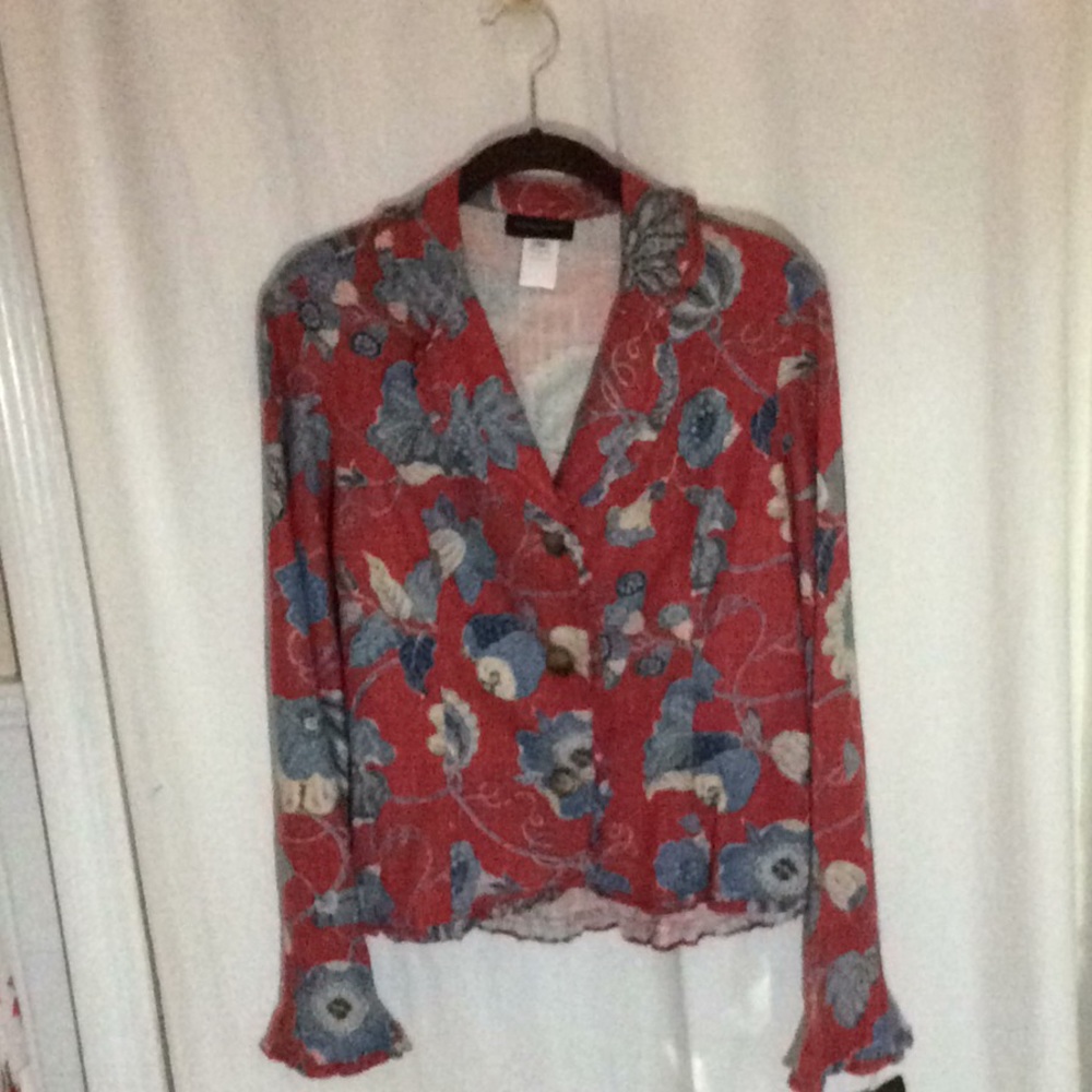 Alexis & Avery floral blazer. Partial tags